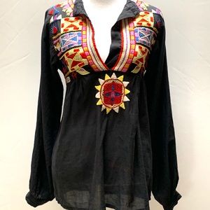 Antic Batik Embroidered Top